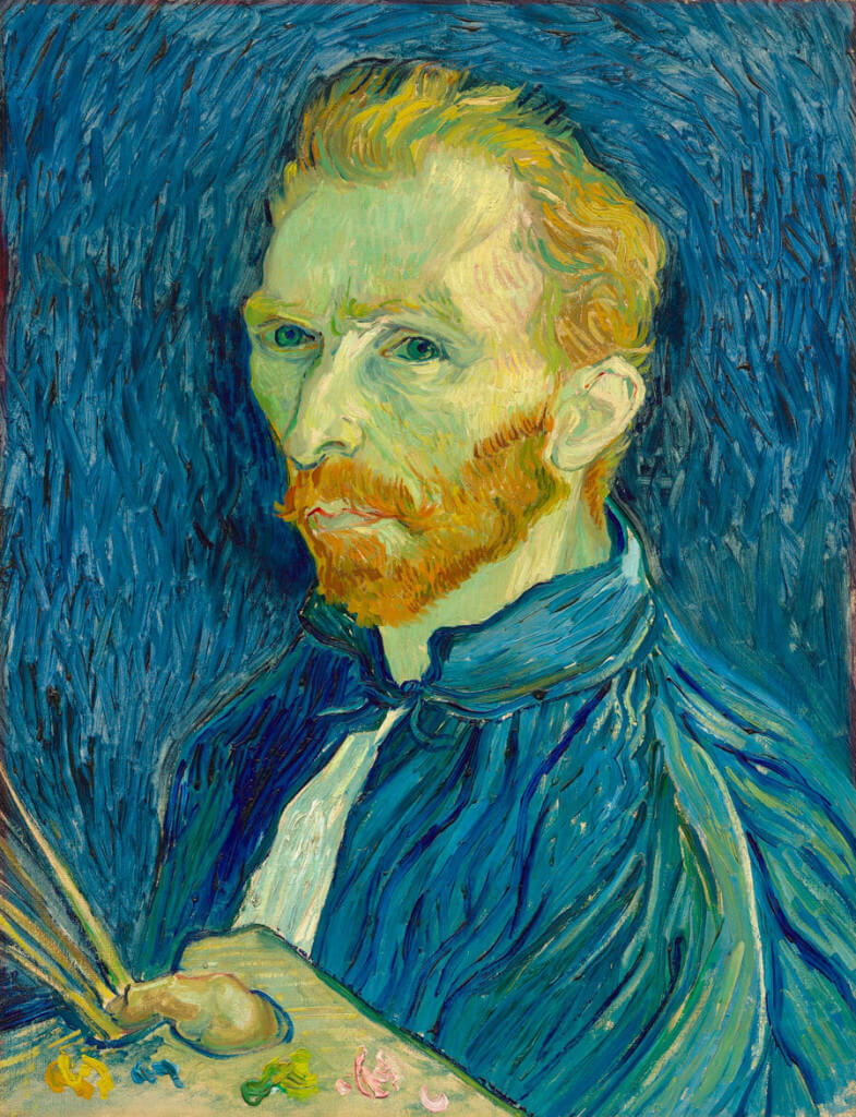 Self-portrait by Vincent van Gogh, 1889