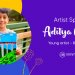 Aditya Chanda in Artists Spotlight for Young Artists age group 8-12 years at Nimmy's Art classes