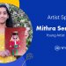 Young Artists Mithra, our student at NImmy's Art live online classes for kids