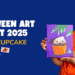 Nimmy Melvin, Art instructor showcasing the “Spooky Cupcake” theme for Nimmy’s Art Halloween Art Contest 2025, inviting young artists to join and win prizes.